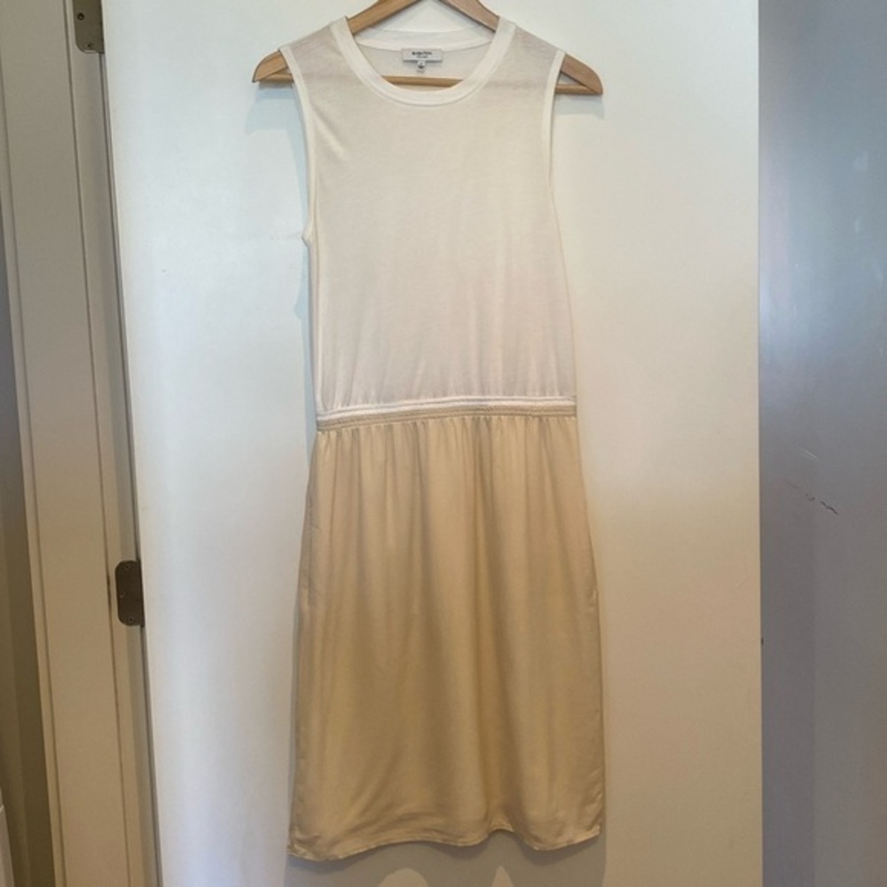 Babaton Aritzia Two-tone dress with silk and pockets!